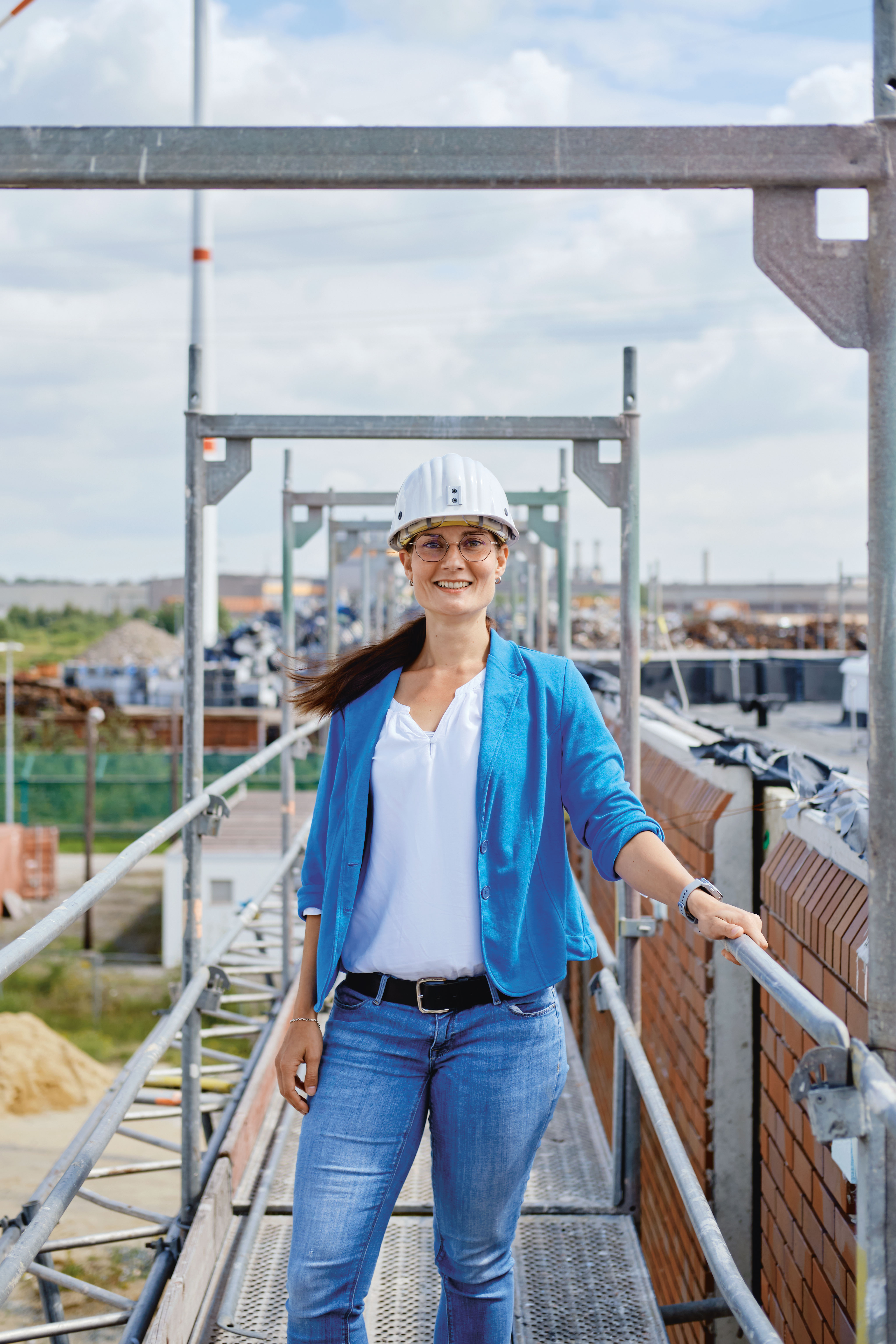 Victoria Schettler hat die Baustellen auf Konrad 2 im Blick